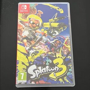 Nintendo Splatoon 3 Game - Yellow and Blue